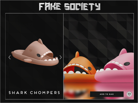 Second Life Marketplace - Fake Society x Shark Chompers / Nude